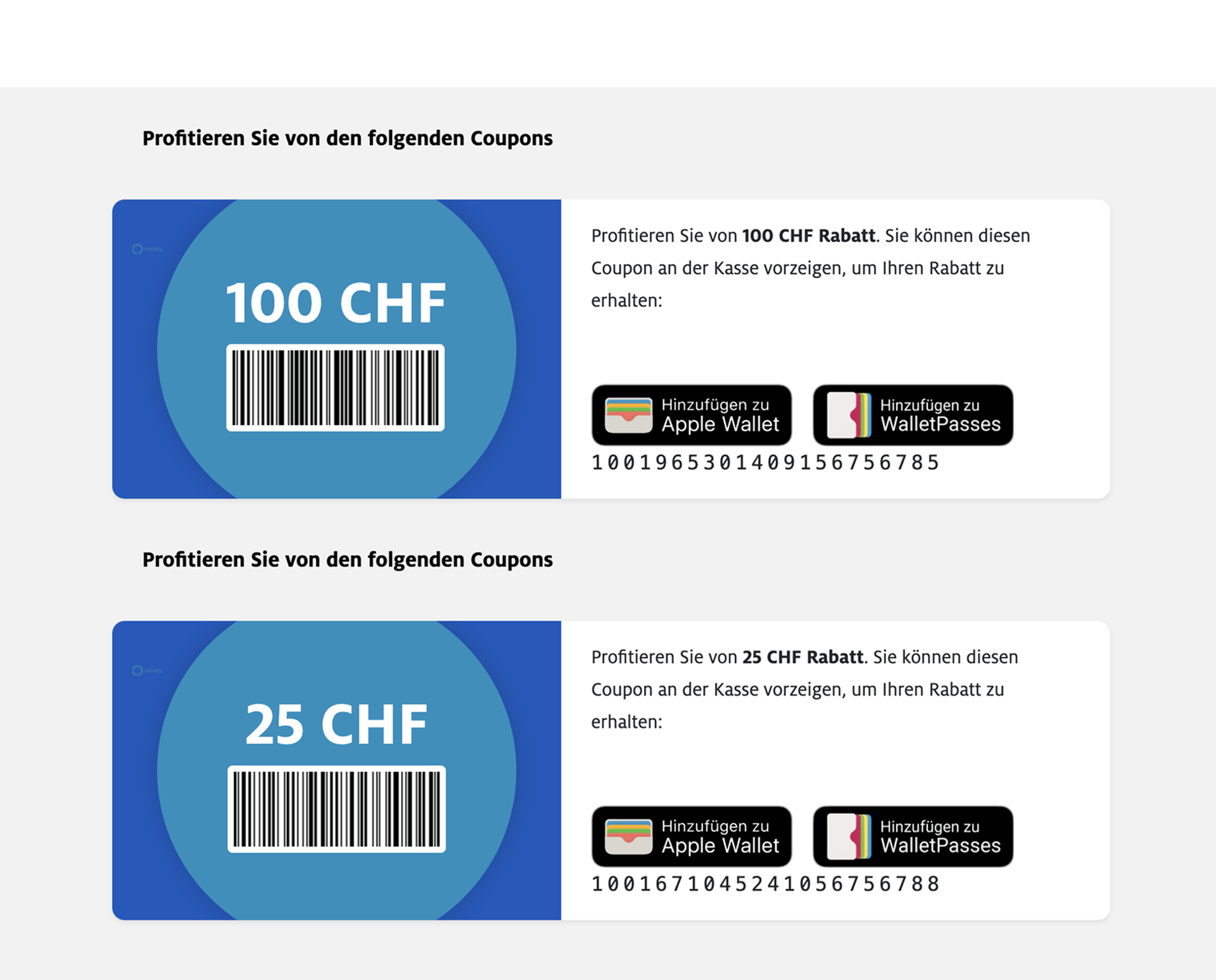 Steady Loyalty Software Coupon-Engine